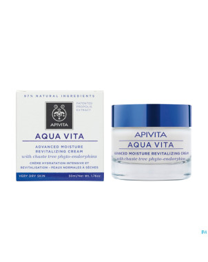 Apivita aqua vita creme hydra int. pg-p mixte 50ml
