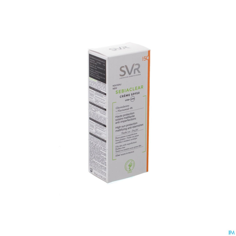 Sebiaclear creme ip50    tbe  50ml