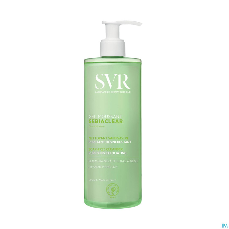 Sebiaclear gel moussant   tbe 400ml