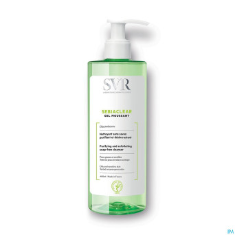 Sebiaclear gel moussant   tbe 400ml