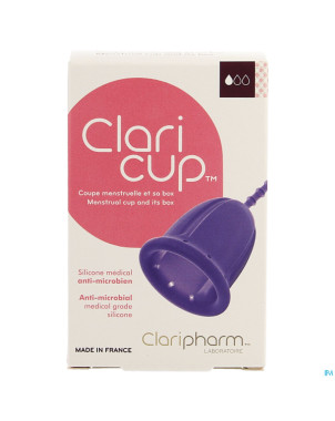 Claricup coupelle menstruelle taille 1