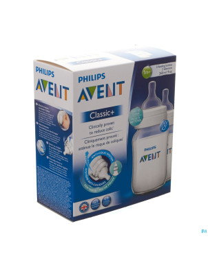 Avent biberon classic+ pp duo 2x260ml