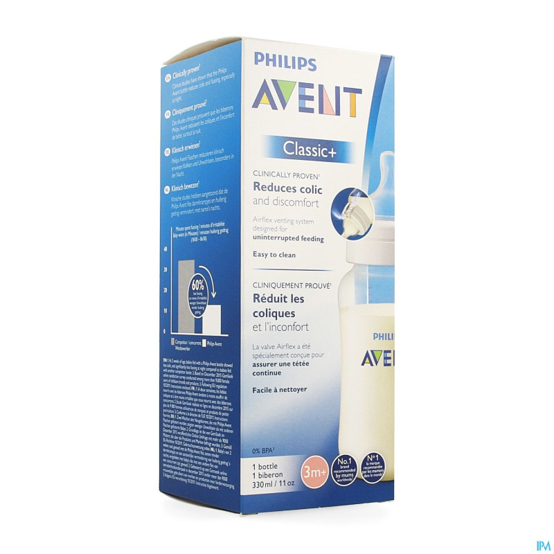 Avent biberon classic+ pp    330ml
