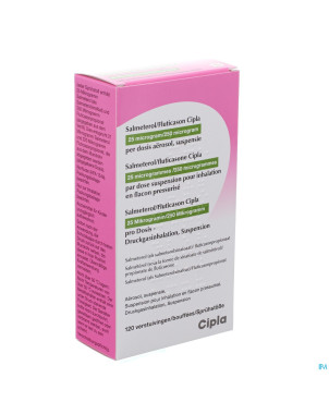 Salmeterol fluticason cipla aero  25mcg/250mcg