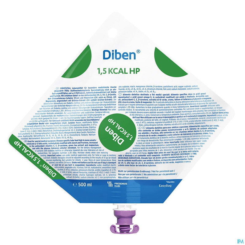 Diben 1,5 kcal hp nutri sonde 500ml