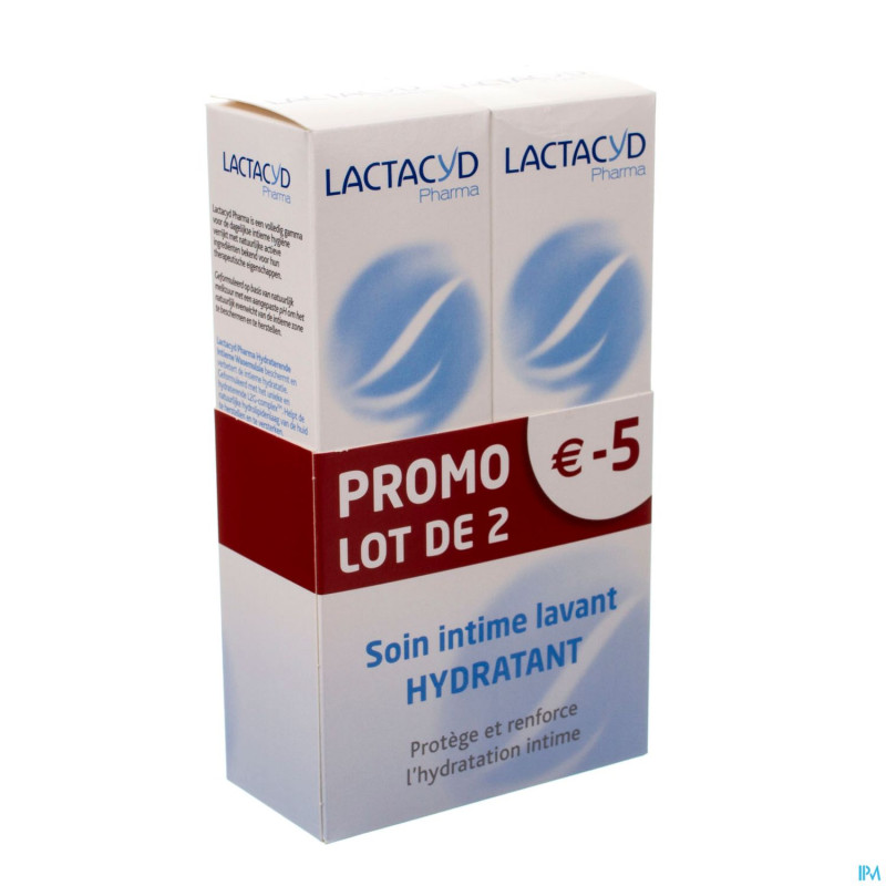 Lactacyd pharma hydra duo 2x250ml -5e promo
