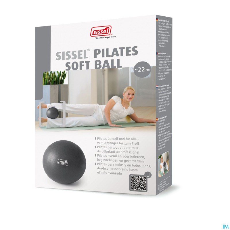 Sissel pilates ball metalic 22cm ballon exercises