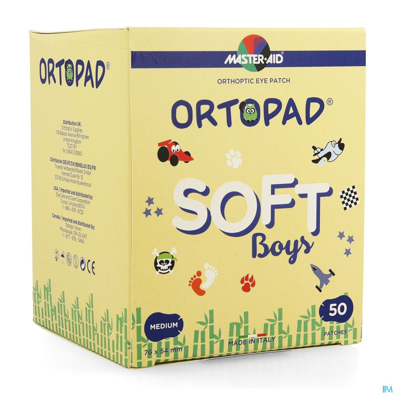 Ortopad soft boys medium   76x54mm 50 72242