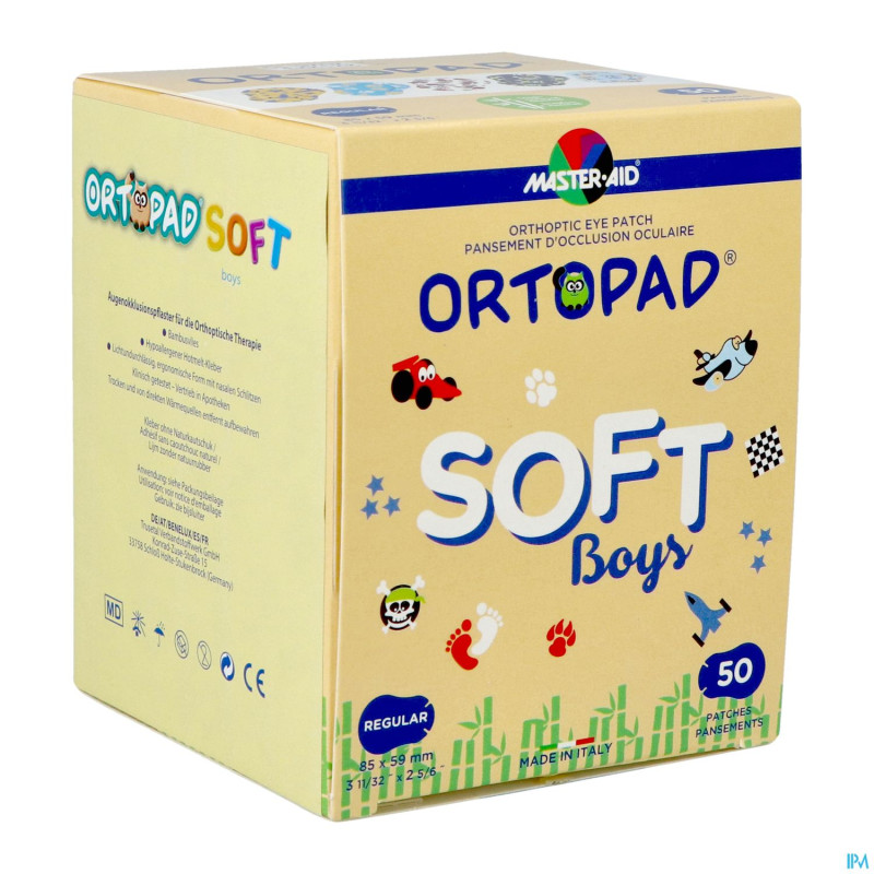 Ortopad soft boys regular  85x59mm 50 72244
