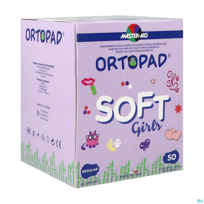 Ortopad soft girls regular 85x59mm 50 72234