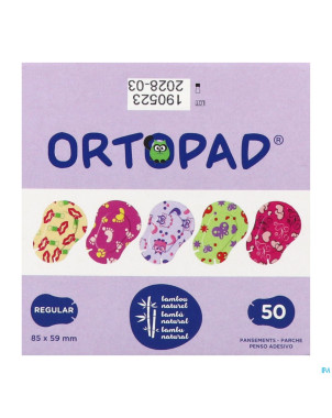 Ortopad soft girls regular 85x59mm 50 72234