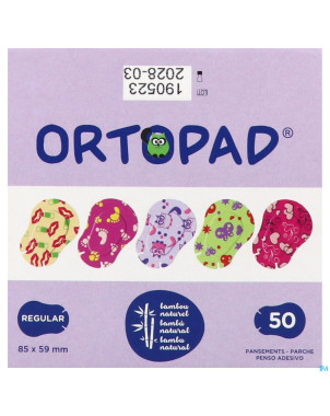 Ortopad soft girls regular 85x59mm 50 72234