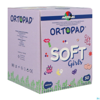 Ortopad soft girls medium  76x54mm 50 72232