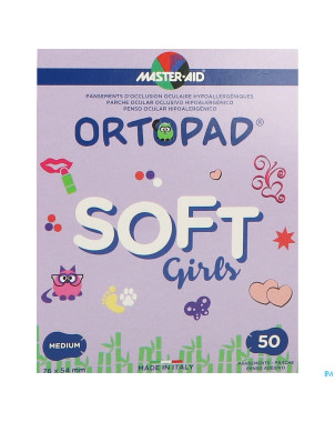 Ortopad soft girls medium  76x54mm 50 72232