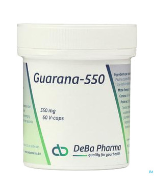 Guarana 550    v-caps  60x550mg    deba