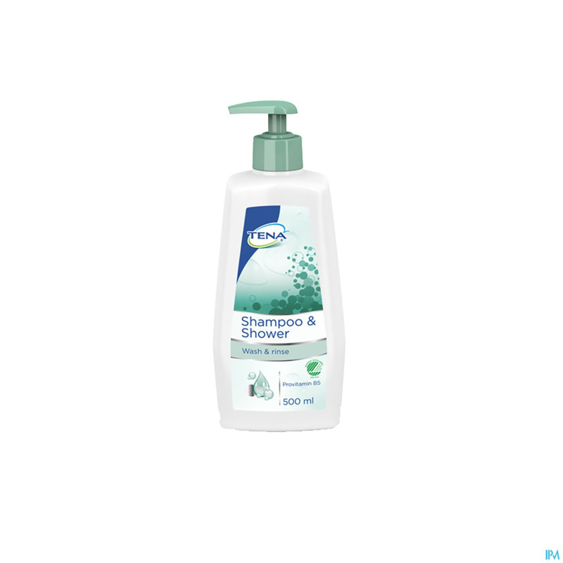 Tena shampoo & shower nf 500ml 1207