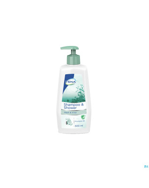 Tena shampoo & shower nf 500ml 1207