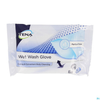 Tena wet wash gloves n/parf nf 8 1158