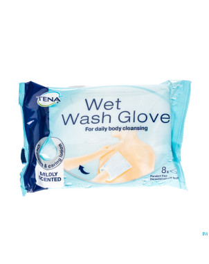 Tena wet wash gloves n/parf nf 8 1158