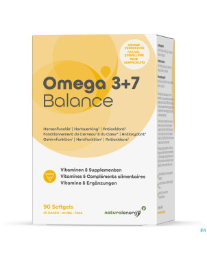 Natural energy  - omega 3+7 balance   caps 90
