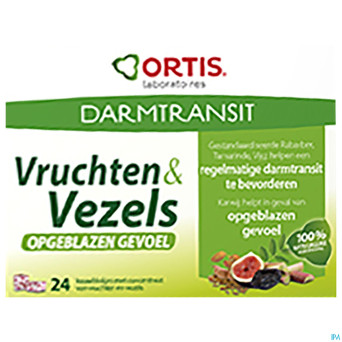 Ortis fruits & fibres ballonnement    cubes 24