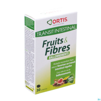 Ortis fruits & fibres ballonnement    tabl  30