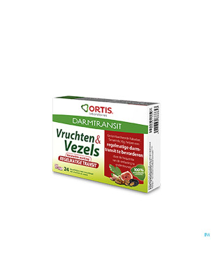 Ortis fruits & fibres transit regulier    cubes 24