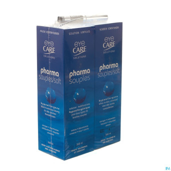 Eye care pharma souples duo pack 2x360ml+mascara