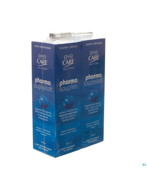 Eye care pharma souples duo pack 2x360ml+mascara