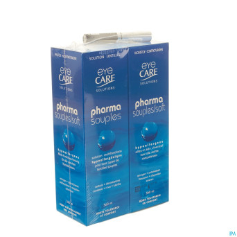 Eye care pharma souples duo pack 2x360ml+mascara