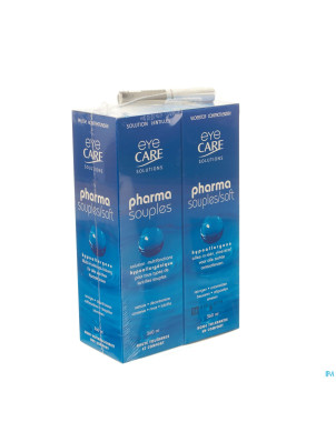 Eye care pharma souples duo pack 2x360ml+mascara