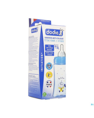 Dodie biberon initiation+ bleu 270ml