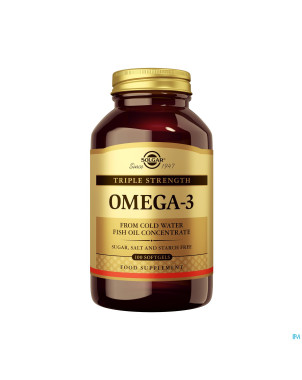 Solgar omega 3 triple strength    softgel 100