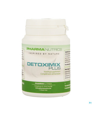 Detoximix plus pot caps 60    pharmanutrics