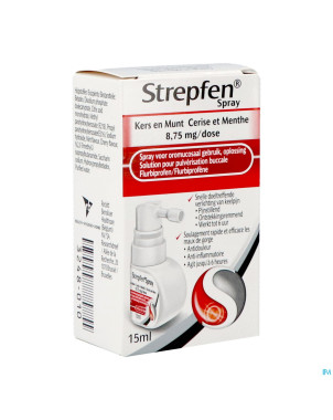 Strepfen 8,75mg spray sol pulv buccale    15ml