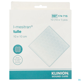 L-mesitran tulle 10x10cm 10