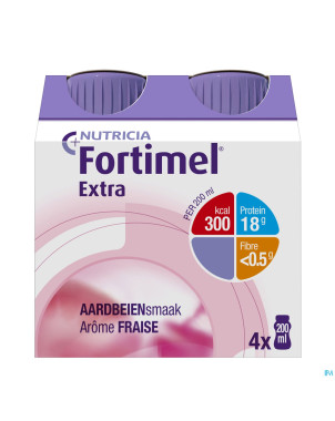 Fortimel extra fraise nf    4x200ml rempl.2401487