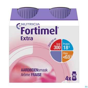 Fortimel extra fraise nf    4x200ml rempl.2401487