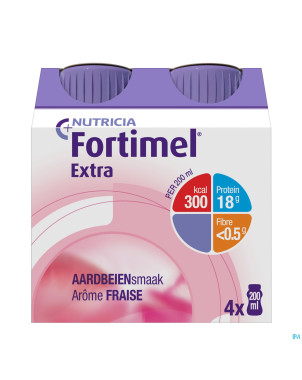 Fortimel extra fraise nf    4x200ml rempl.2401487