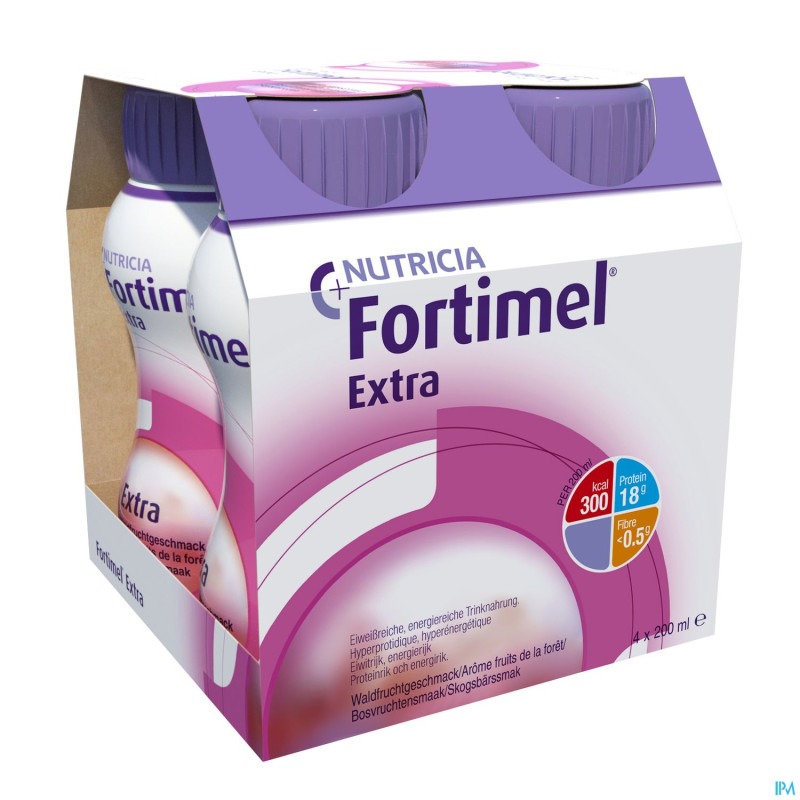 Fortimel extra fruits foret nf4x200ml rempl2505006