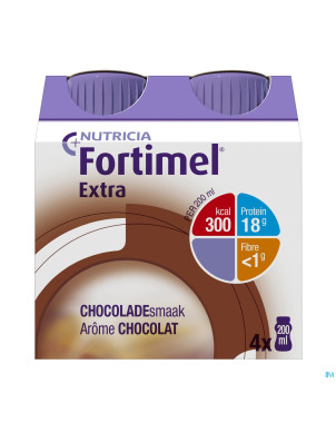 Fortimel extra choco nf    4x200ml rempl.2401495