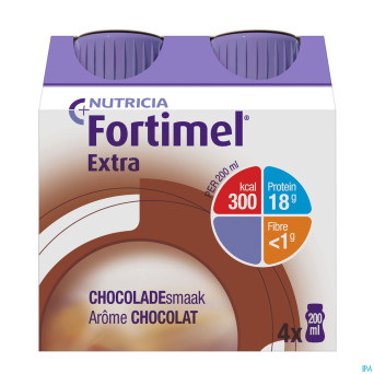 Fortimel extra choco nf    4x200ml rempl.2401495