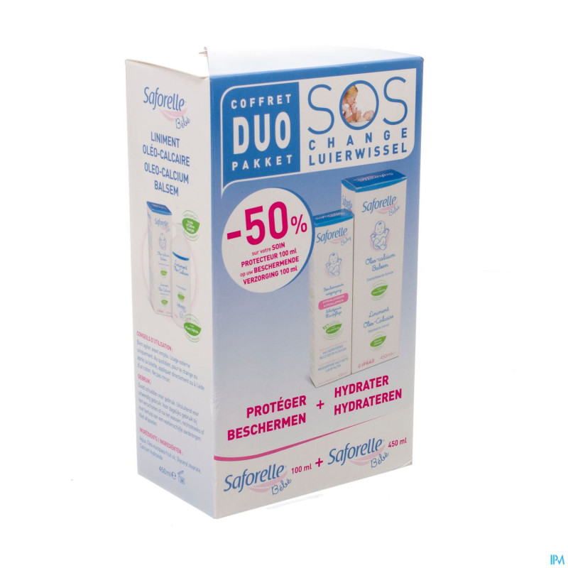 Saforelle bb sos change duo liniment +soin change