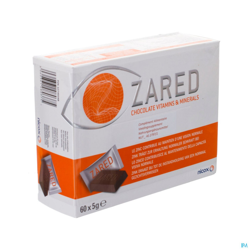 Zared chocolat    60x5g