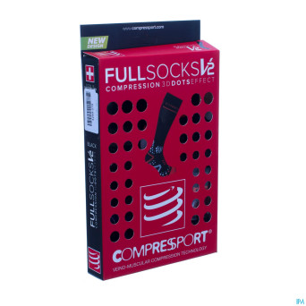 Compressport full socks black 1s