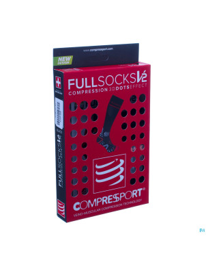 Compressport full socks black 1m