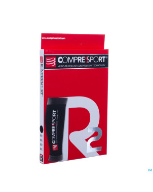 Compressport calf r2 black t0