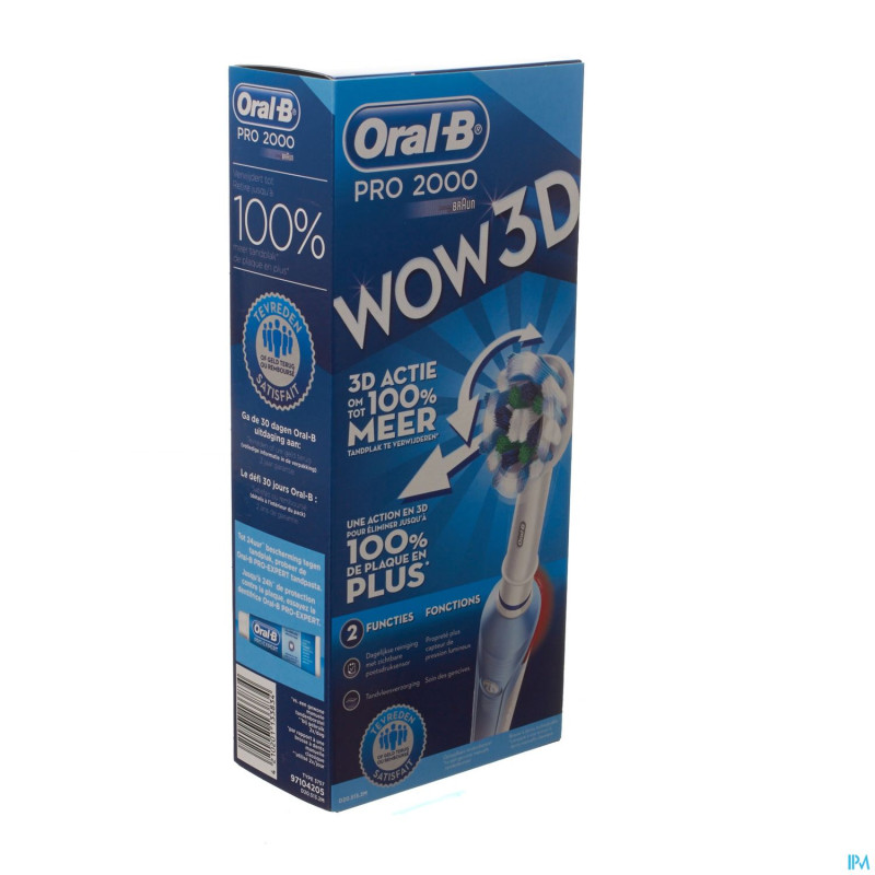 Oral b professional care 2000 wow pack brosse el.