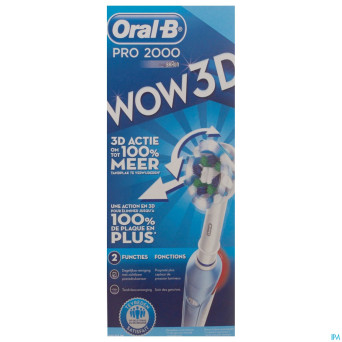 Oral b professional care 2000 wow pack brosse el.