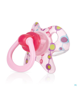 Nuby c sucette pp silicone geo ortho  0-6m